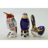 Royal Crown Derby paperweights Kingfisher,