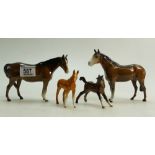 A Beswick Brown Foal 815: Brown Mare 1991 ( 1st version),