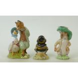 Royal Albert Beatrix Potter figures: Royal Albert figures comprising Babbitty Bumble,