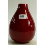 Royal Doulton early flambe vase : Royal Doulton early Flambe vase , height 22.5cm.