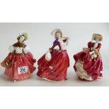Royal Doulton Lady figures: Top o the Hill HN1834,