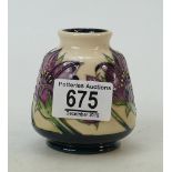 Moorcroft Pulsatilla Vase: Designed by Vicky Lovatt. Height 7.