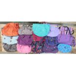 A quantity of ladies kipling shoulder bags: A quantity of ladies kipling shoulder bags and tote