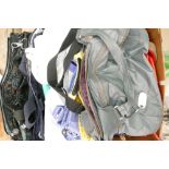 Thirteen Kipling bags: and tote bags in various sizes and colours