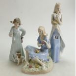 Royal Doulton Figures: Sweet Bouquet HN3000, Summer Rose HN3085,