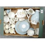A mixed collection of items to include: Royal Doulton Rose Elegans part tea set,