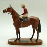 Beswick connoisseur model of Red Rum Brian Fletcher Up: 2nd Edition.