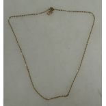 9ct gold necklace, 5.2 grams.