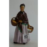 Early Royal Doulton proto type figure The Orange Lady HN1759: hand painted script noted to base,