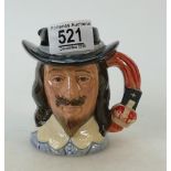 Royal Doulton small character jug King Charles I: D6985 painted with a different colour tunic,