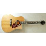 Gibson HP735 R Electro Acoustic Guitar: complete with Capo, Straps,