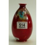 Royal Doulton flambe mottled vase : Royal Doulton Flambe early mottled vase,