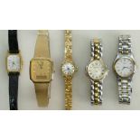 A Collection of Ladies wrist watches including: Seiko,