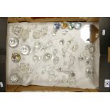 A good collection of Swarovski glass miniature items: including animals, birds, vases,