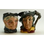 Royal Doulton prototype character jugs: Royal Doulton prototype character jug Granny painted in a