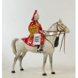 Beswick Lifeguard on grey horse: model 1624 (riders neck re stuck)