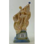 Kevin Francis / Peggy Davies Art Deco figurine: Original artist colourway by John Michael