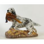 Royal Doulton large prestige model of English Setter and pheasant HN2529: