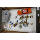 A mixed collection of items to include: Wade Whimsies, Ertl & Corgi toys,