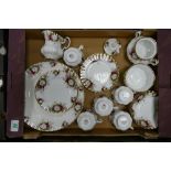 Royal Albert Celebration patterned part tea set: