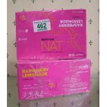 2 boxes of Pruvit pure ketones drink sachets: raspberry lemonade flavour.