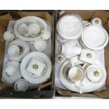 A collection of Wedgwood Sporting Scenes Ironstone dinner ware: including tureens, vegetable plates,
