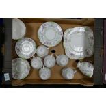 A collection of Floral Decorated Royal Grafton part tea set: