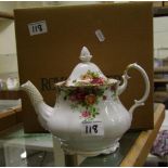 Royal Albert Old Country Roses tea set: in original box (2nds) 22 pieces