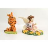 Royal Doulton figures: Fira DF4 and Tiggers Love Heart WP82 (2).