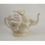 A Fluck & Law 1980's Comical Margaret Thatcher Teapot: 20cm in height.