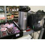 A Bosch Tassimo coffee machine: together with coffee pods and a thermos flask (3)