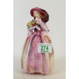 Royal Doulton June: Royal Doulton figure June ref HN1691 (nibbles to petals and leaves)