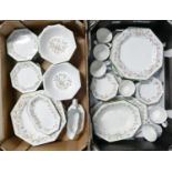 A large collection of Johnsons Bros Eternal Beau to include: tea and dinner ware including plates