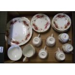 Paragon Majestic pattern 21 piece tea set.