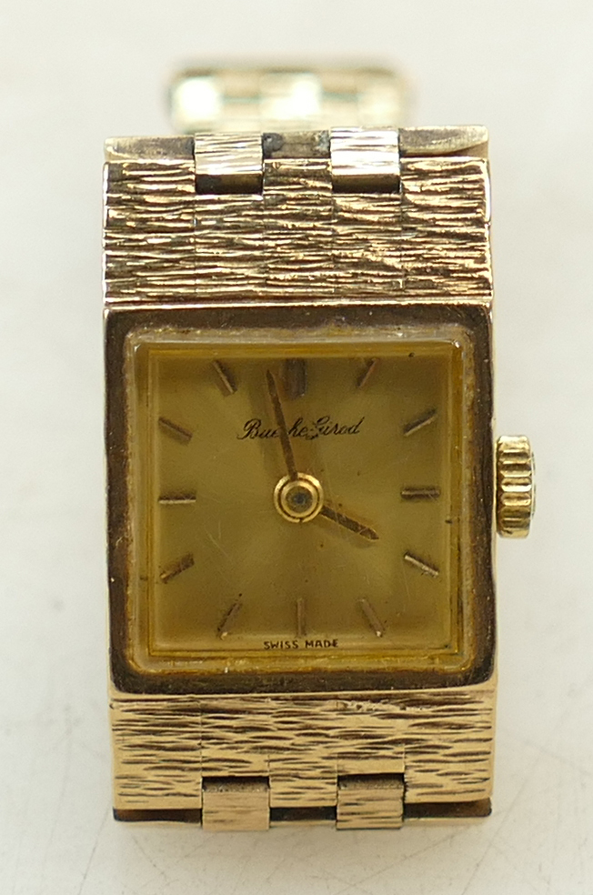 Buche Girod 9ct gold Watch: Ladies 9ct g