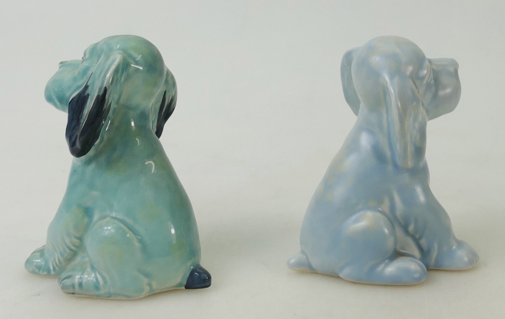 Beswick blue glazed Puppy and another fi - Image 3 of 4