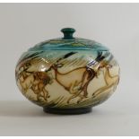 Moorcroft Impala lidded Pot: Seconds in