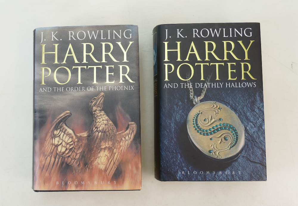 Harry Potter first edition books: J K Ro