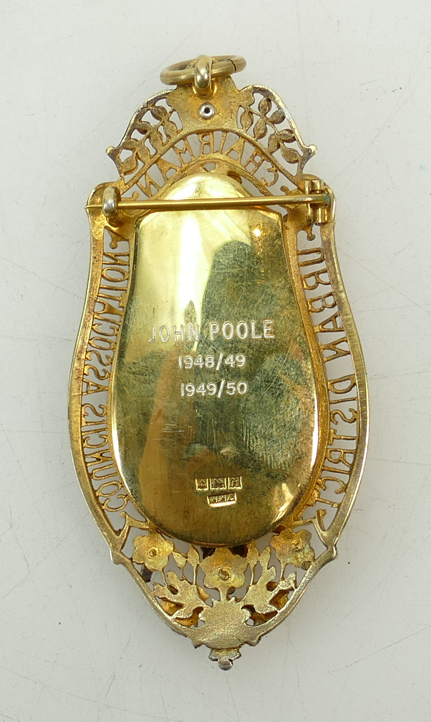 Silver gilt & enamelled Pendant: Silver - Image 2 of 3