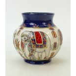 Moorcroft Beauty Parade Vase: Decorated