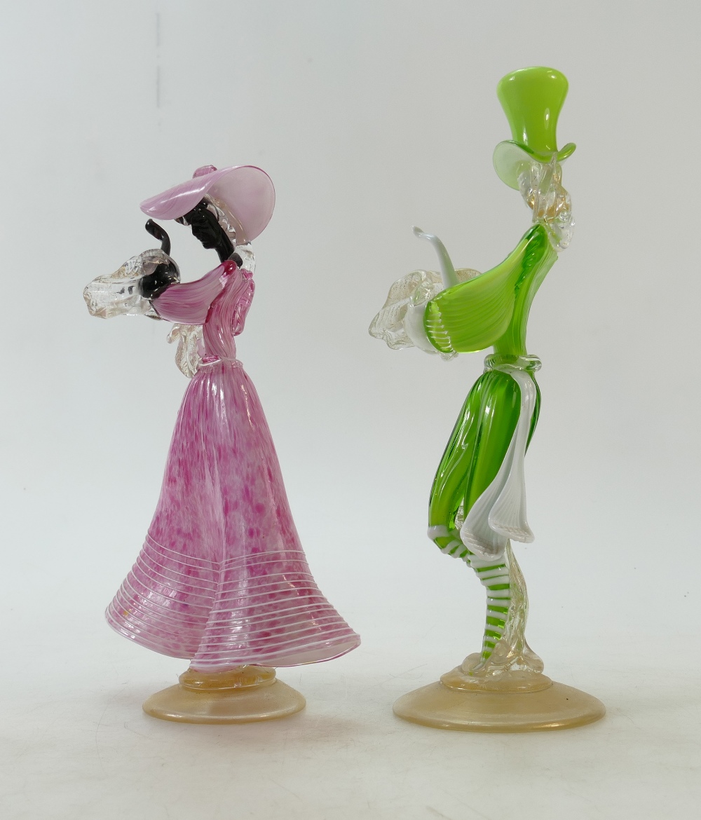 Murano glass figures: Murano glass figur - Image 4 of 4