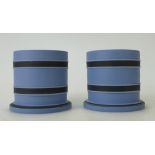 A pair of modern Wedgwood studio style v