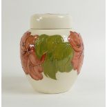 Moorcroft Hibiscus on Cream Ground Ginge