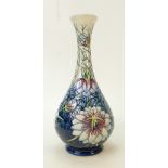 Moorcroft large Love in a Mist Vase: by
