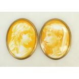 Doulton Burslem miniature oval Plaques: