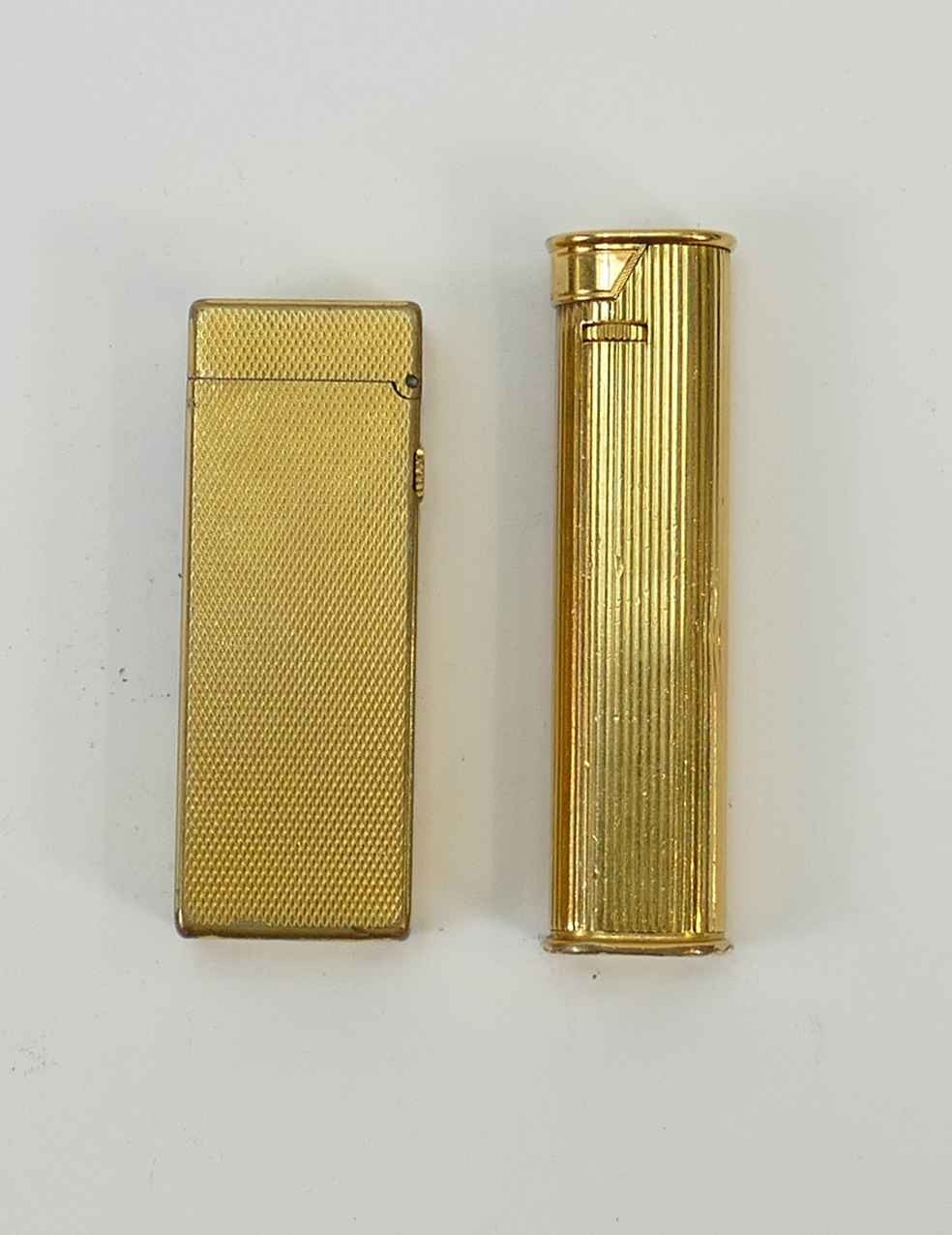 Two Dunhill Lighters: Two gold plated Du - Image 2 of 5