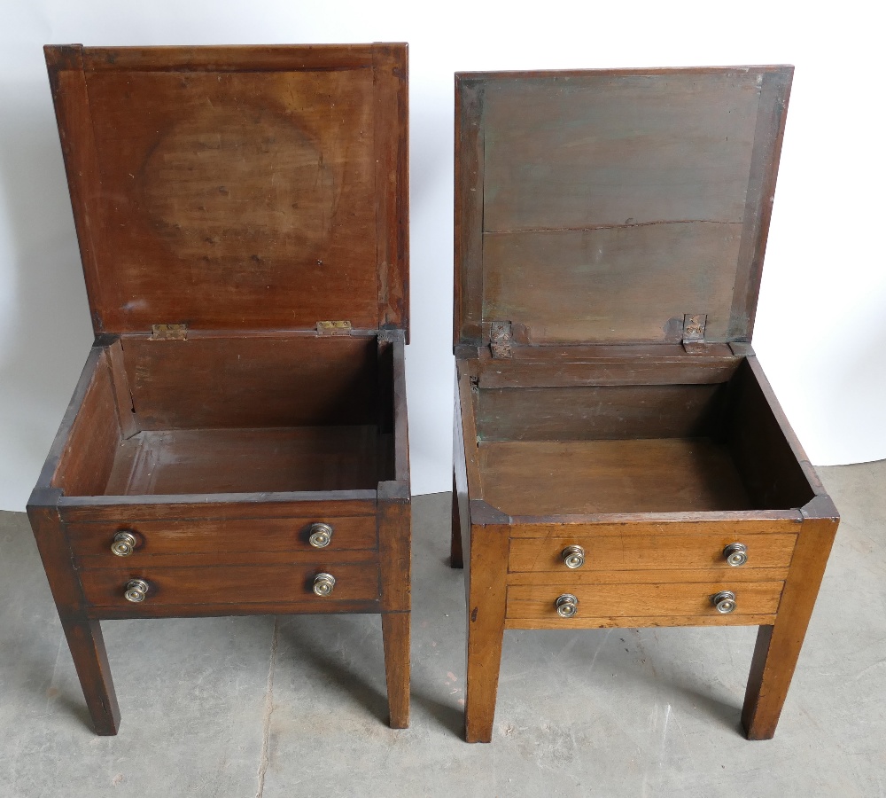 19th century modified Lamp Tables: Pair - Image 2 of 3