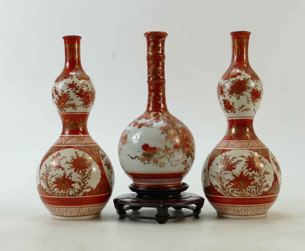 Japanese 19th century Kutani vases and o - Image 4 of 4