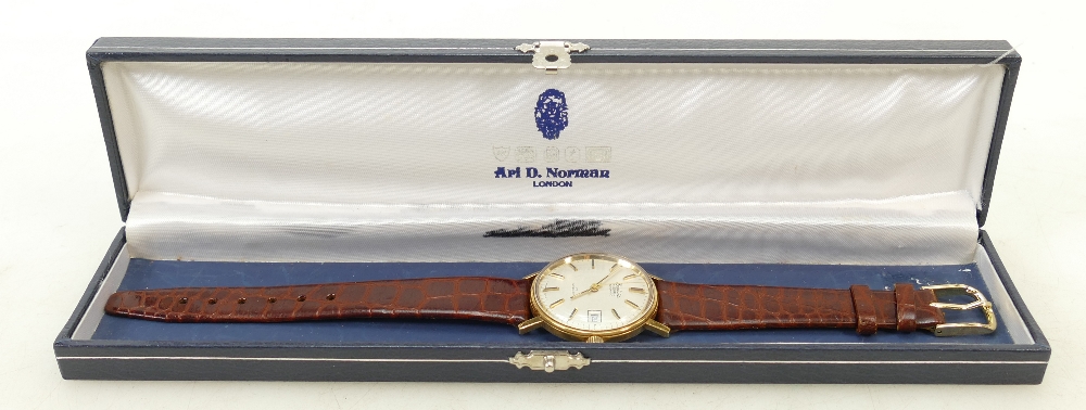 18ct Bentima Star gentlemans Wristwatch: - Image 3 of 3