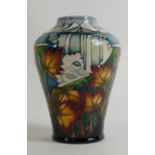 Moorcroft Niagara Falls vase: Signed by